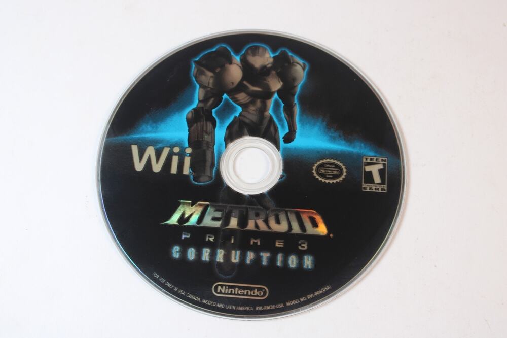 Metroid Prime 3: Corruption (Nintendo Wii) Game Disc Only, Tested/Works